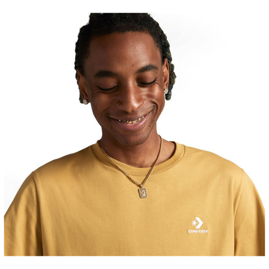 Converse Unisex κοντομάνικη μπλούζα Go-To Embroidered Star Chevron Standard Fit T-Shirt